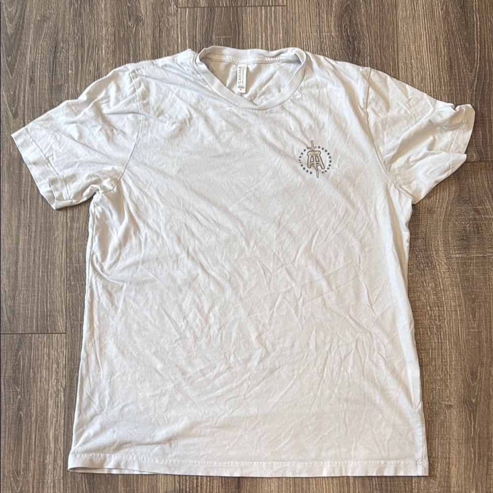 Men's Cream Graphic  T-Shirt